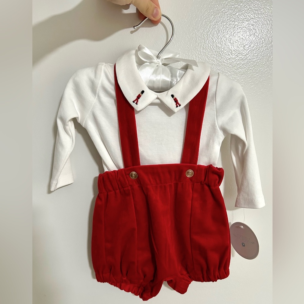 NEW 3M Baby Christmas Nutcracker 2 Piece Outfit